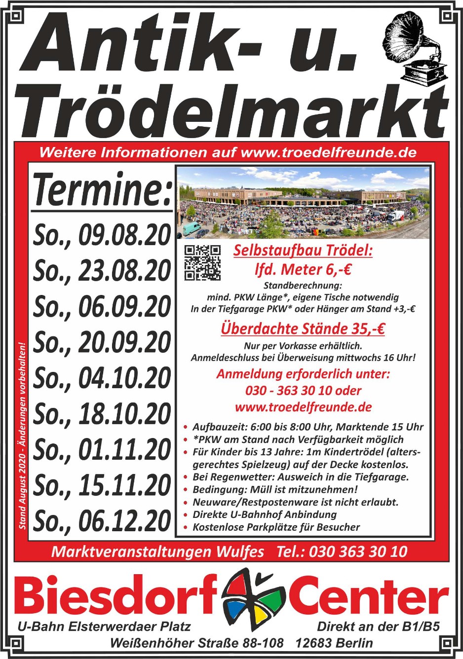 Termine Biesdorf Oh jeh. Wo ist der Terminzettel?