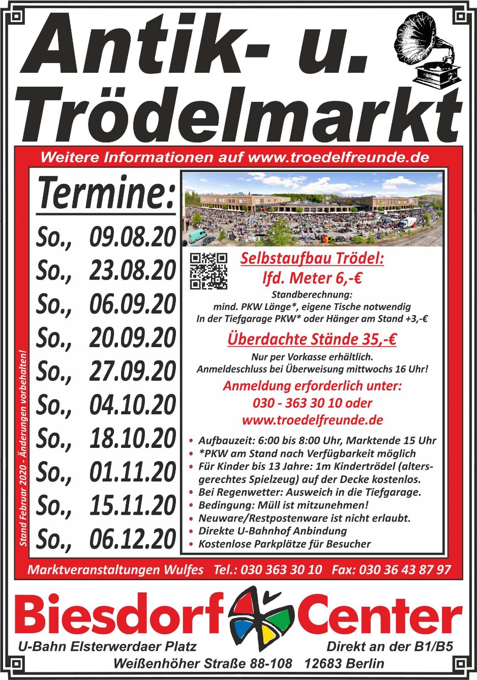 Termine Biesdorf Oh jeh. Wo ist der Terminzettel?