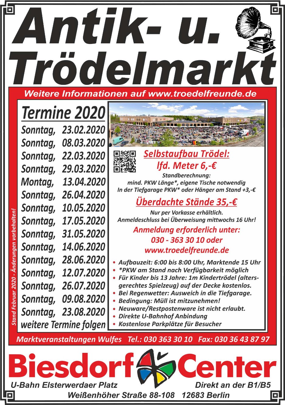 Termine Biesdorf Oh jeh. Wo ist der Terminzettel?